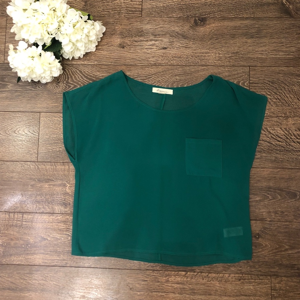 Forever 21 Semi-Sheer Top